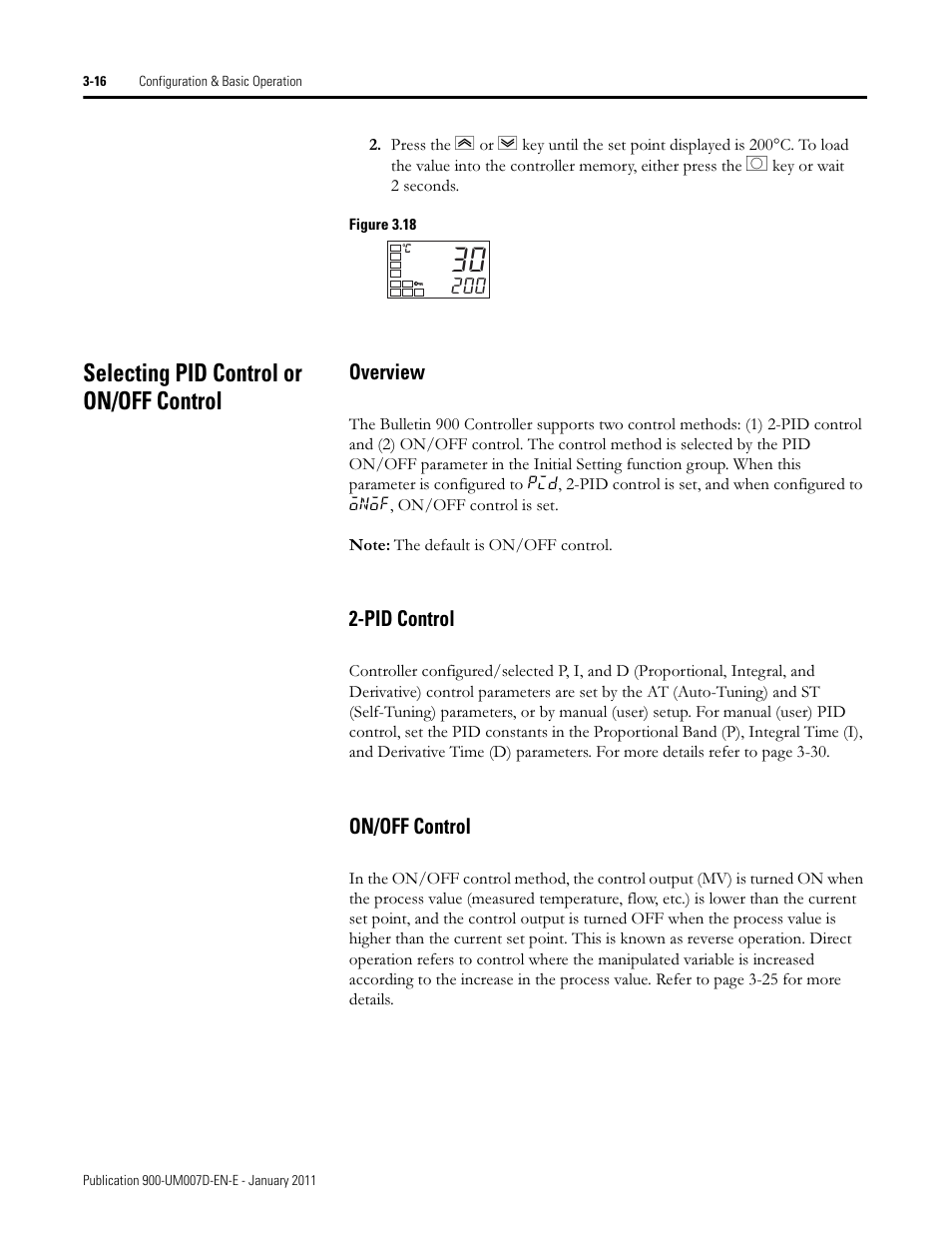 Selecting pid control or on/off control | Rockwell Automation 900-TC32 Digital Temperature Controllers, Series B User Manual | Page 86 / 410