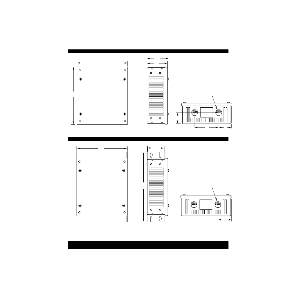 Dimensions and weights | Rockwell Automation 1204 Reflected Wave Reduc Device RWR2 User Manual | Page 3 / 8