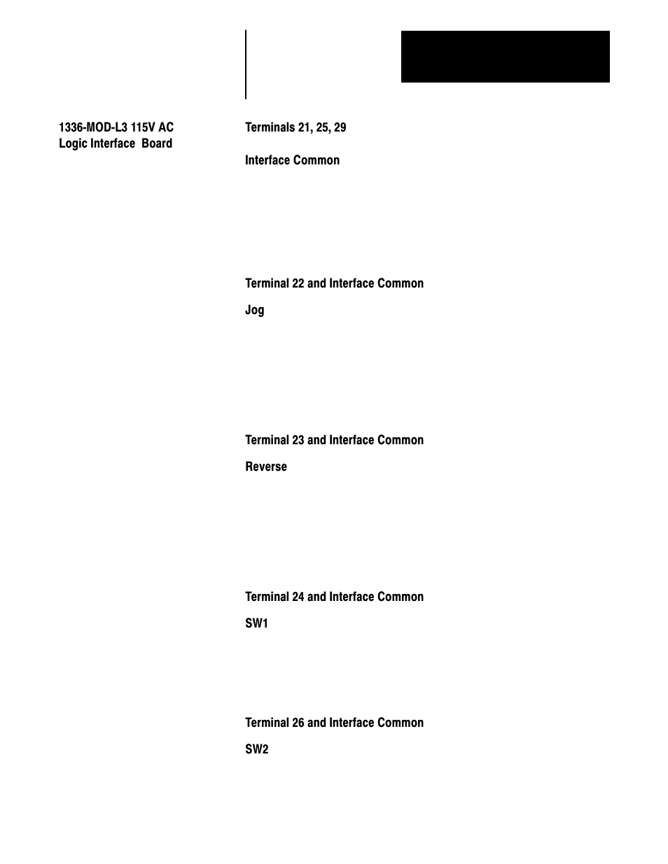 1336 mod l3 115v ac logic board | Rockwell Automation 1336 3-20HP FRN 1.01-3.01 User Manual | Page 118 / 120