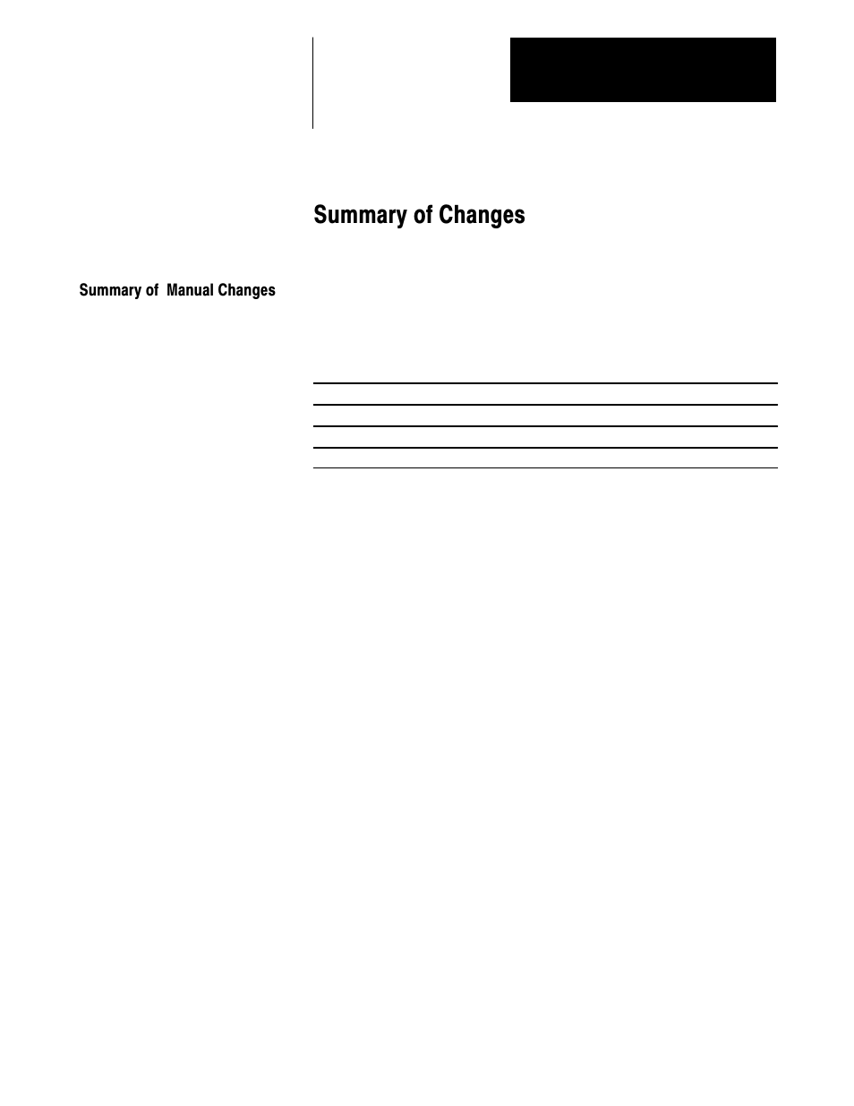 Summary of changes | Rockwell Automation 1336 3-20HP FRN 1.01-3.01 User Manual | Page 3 / 120