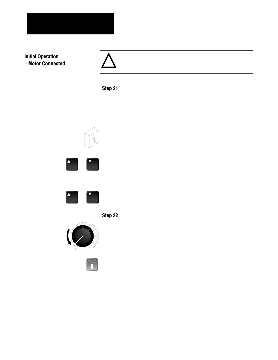 Initial operation - motor connected | Rockwell Automation 1336 3-20HP FRN 1.01-3.01 User Manual | Page 88 / 120