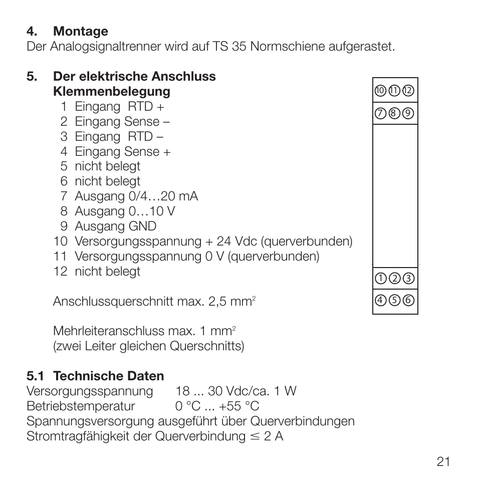 Rockwell Automation 931S-P1C2D-DC Active Converter, Universal RTD User Manual | Page 21 / 35