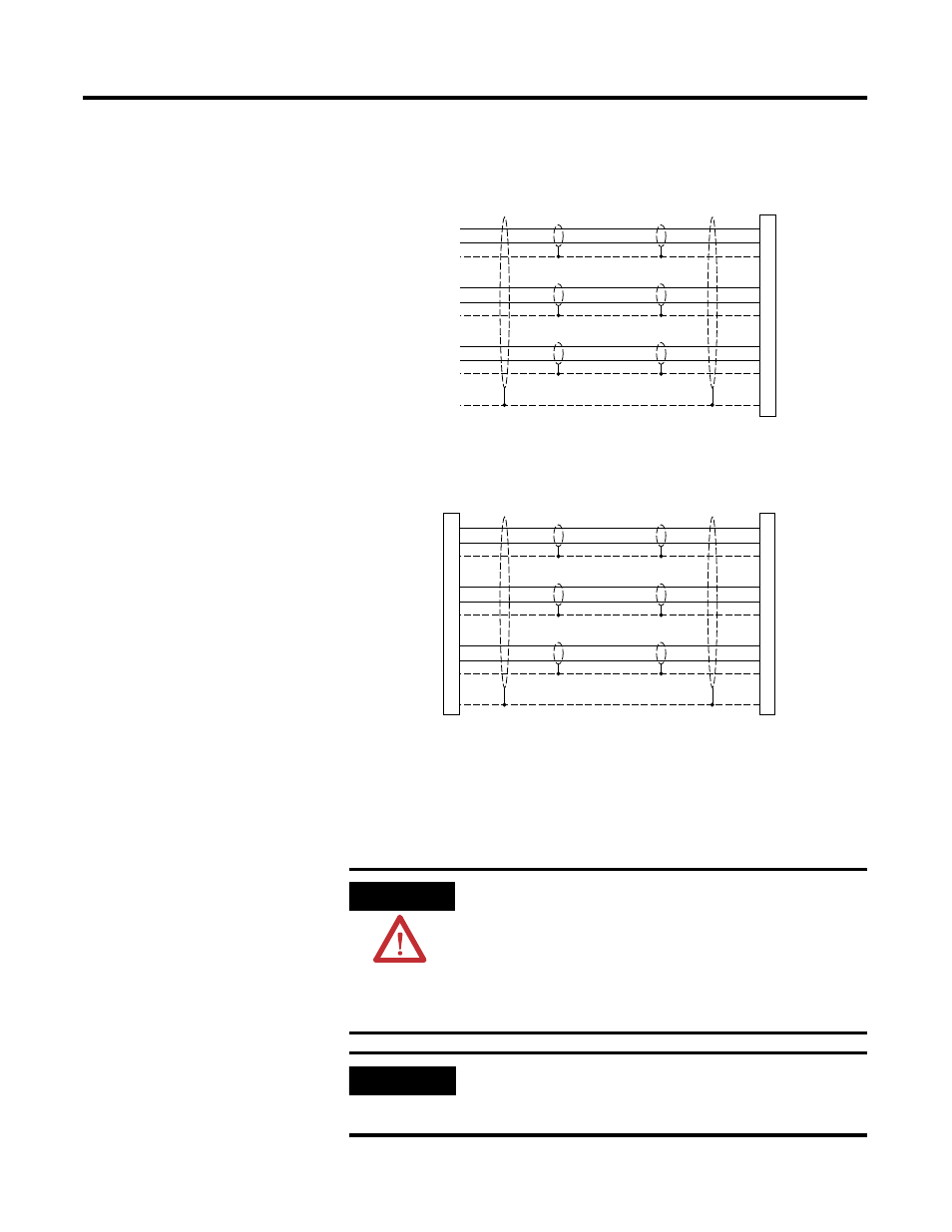 Power cable wiring, Important, Attention | Rockwell Automation 1326-xxxx Cable Bulkhead Connector User Manual | Page 4 / 12