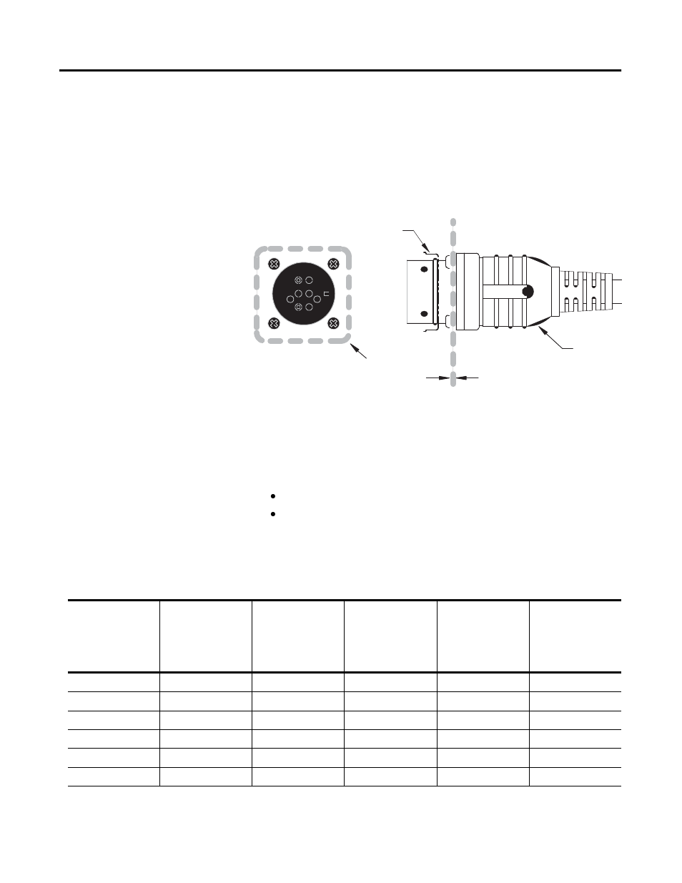 Installing bulkhead connector assemblies, Required tools, Mounting dimensions | Rockwell Automation 1326-xxxx Cable Bulkhead Connector User Manual | Page 9 / 12