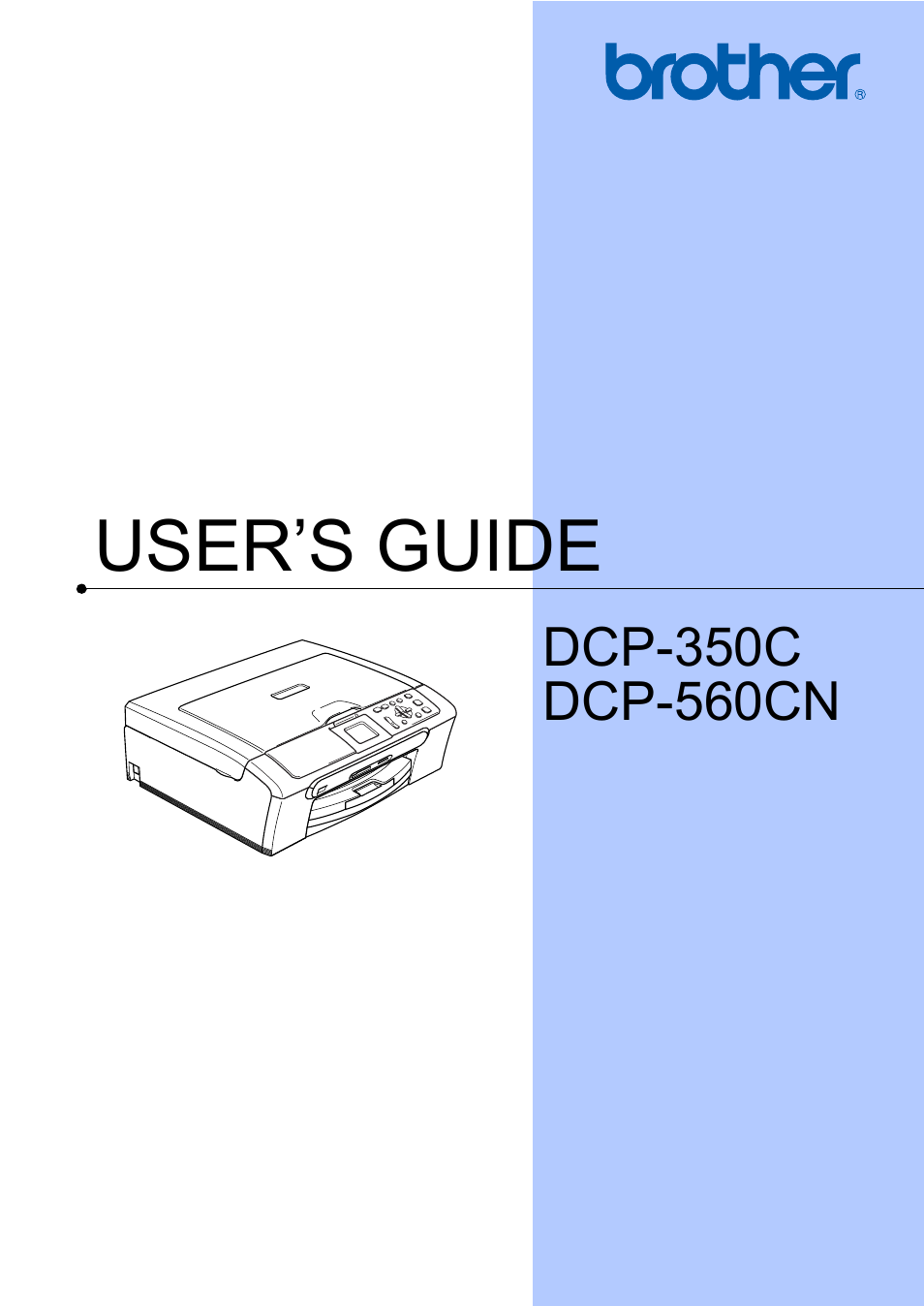 Brother DCP-560CN User Manual | 118 pages