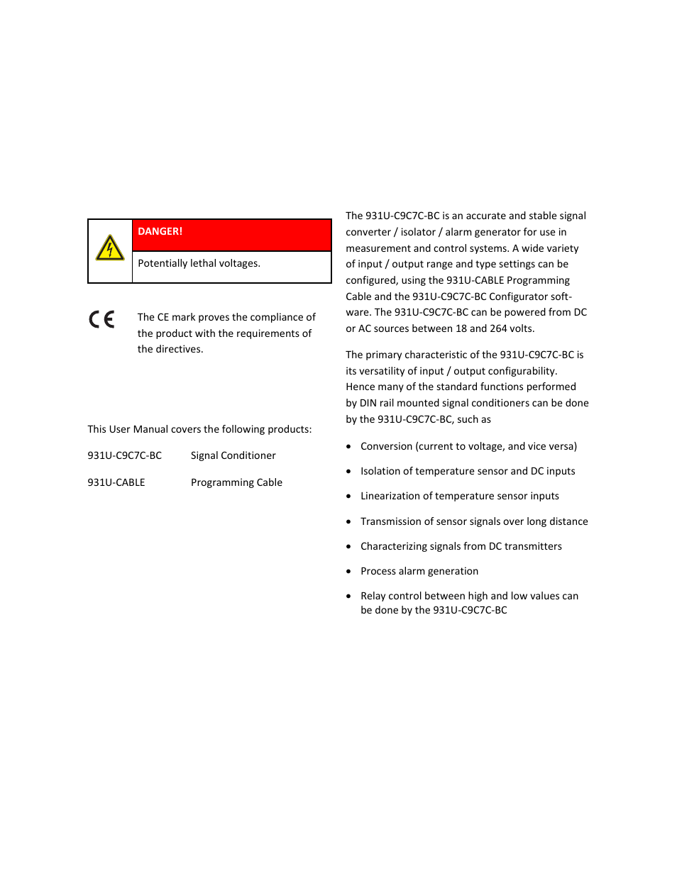 1 symbol identification, 2 types / article numbers, 3 general description / appli- cations / examples | Rockwell Automation 931U-C9C7C-BC Configurator Software User Manual | Page 11 / 54