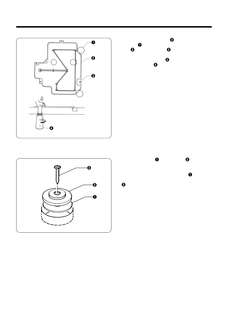5. installing the oil pan, 6. installing the cushions | Brother LK3-B448E User Manual | Page 17 / 78