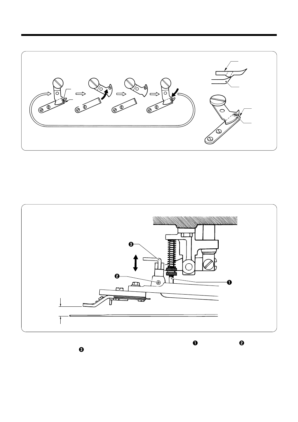 8 . adjusting the button clamp lift amount | Brother LK3-B448E User Manual | Page 48 / 78