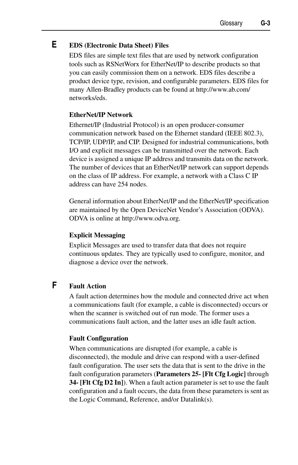 Rockwell Automation 1203-EN1 EtherNet/IP-to-SCANport Module User Manual | Page 171 / 186