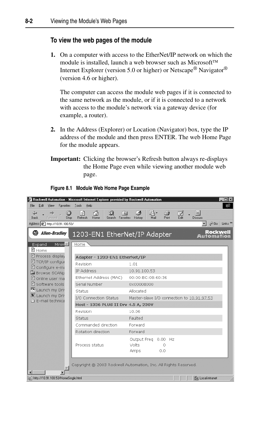 Rockwell Automation 1203-EN1 EtherNet/IP-to-SCANport Module User Manual | Page 90 / 186