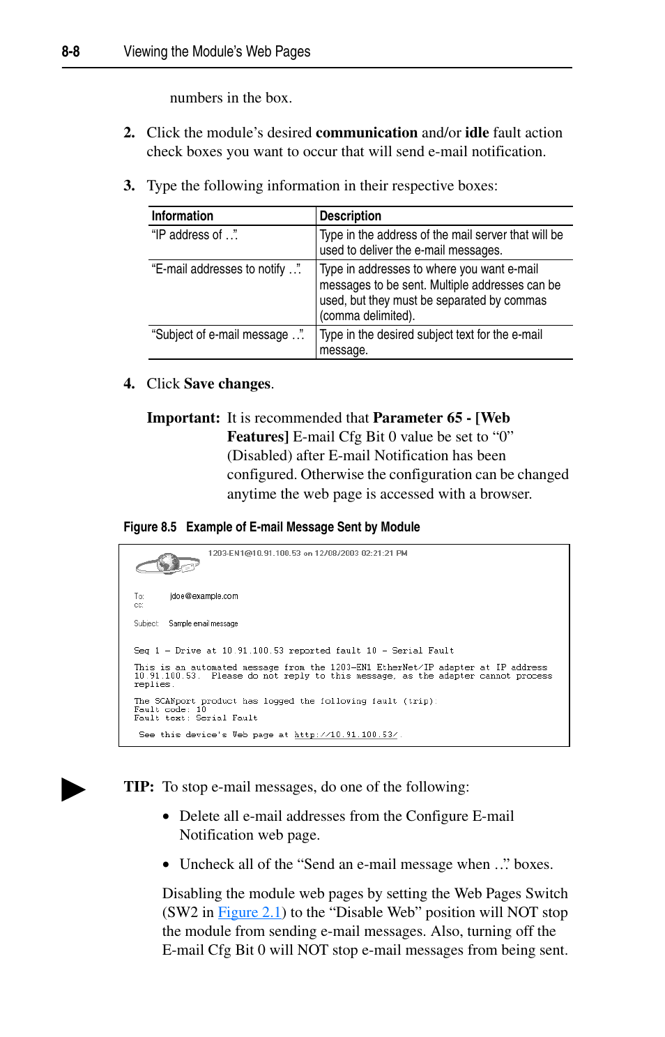 Figure 8.5 | Rockwell Automation 1203-EN1 EtherNet/IP-to-SCANport Module User Manual | Page 96 / 186