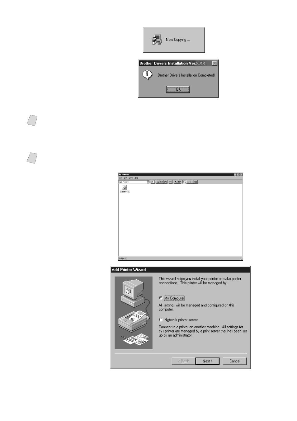 Using windows nt® workstation version 4.0, Using windows nt, Workstation version 4.0 -12 | Workstation version 4.0 8 | Brother MFC 9200C User Manual | Page 124 / 244