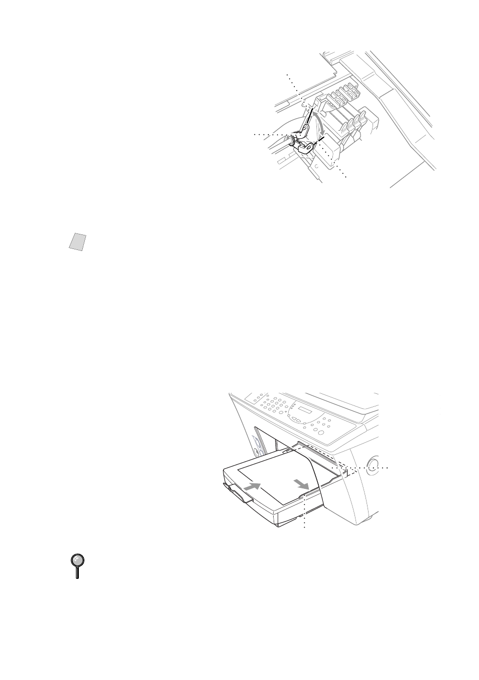 Manual feed slot, Manual feed slot -3 | Brother MFC 9200C User Manual | Page 147 / 244