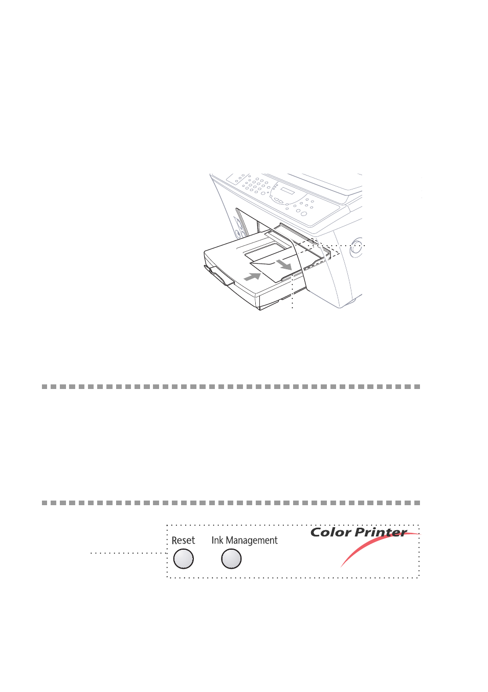 Setup for envelopes, Simultaneous printing/fax, Printer operation keys | Reset key, Setup for envelopes -4, Reset key -4 | Brother MFC 9200C User Manual | Page 148 / 244