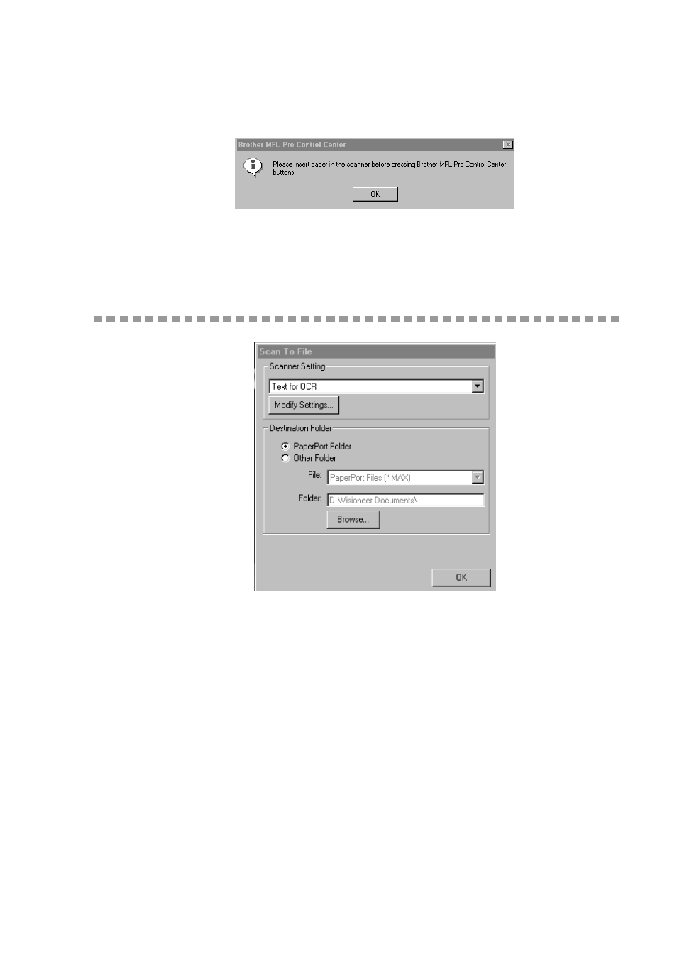 Scan to file, Scanner settings, Scan to file -7 | Scanner settings -7 | Brother MFC 9200C User Manual | Page 165 / 244