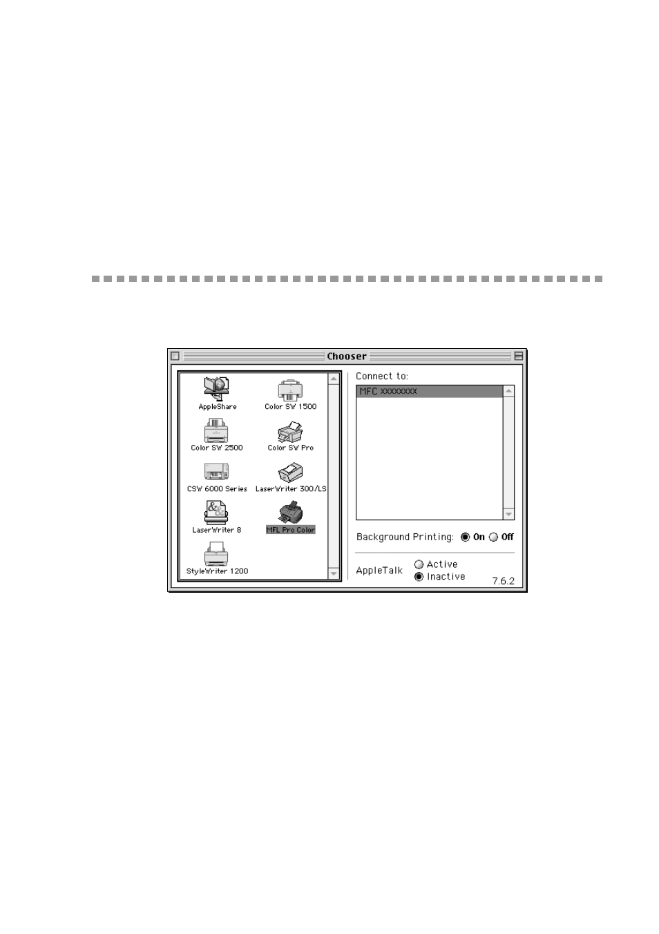 Installing paperport, Using the brother printer driver with your apple, Macintosh | Brother MFC 9200C User Manual | Page 197 / 244