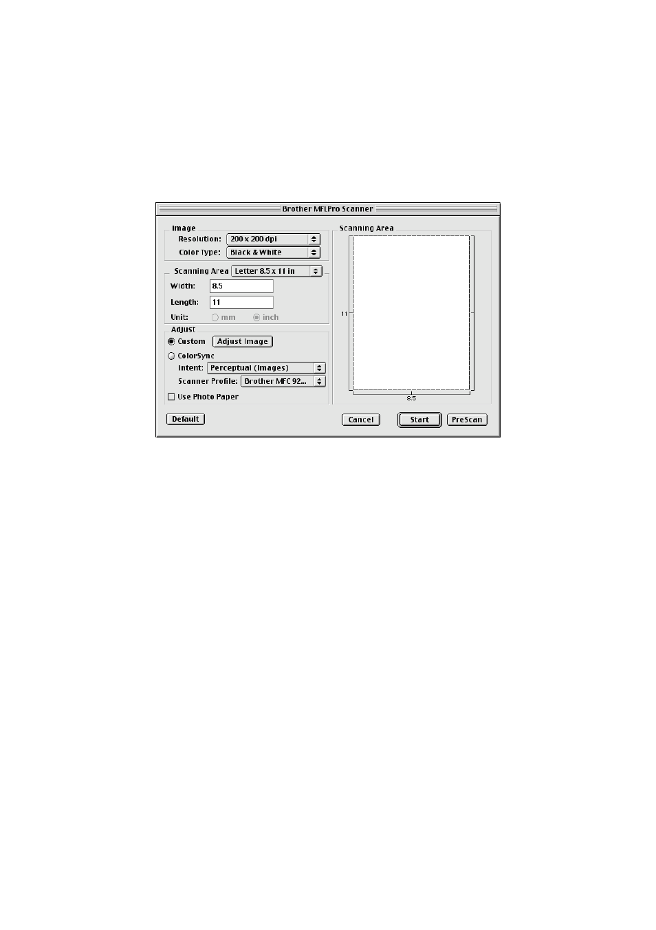 Accessing the scanner, Or imac -5 | Brother MFC 9200C User Manual | Page 200 / 244
