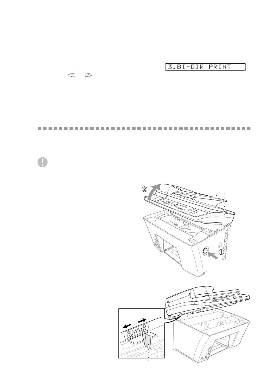 Turning off bi-directional printing, Packing and shipping the mfc, Turning off bi-directional printing -11 | Packing and shipping the mfc -11 | Brother MFC 9200C User Manual | Page 221 / 244