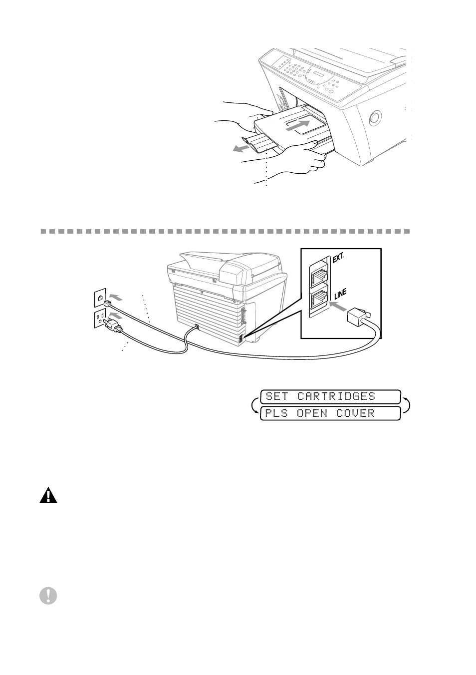Connecting the mfc, Connecting the mfc -8 | Brother MFC 9200C User Manual | Page 36 / 244