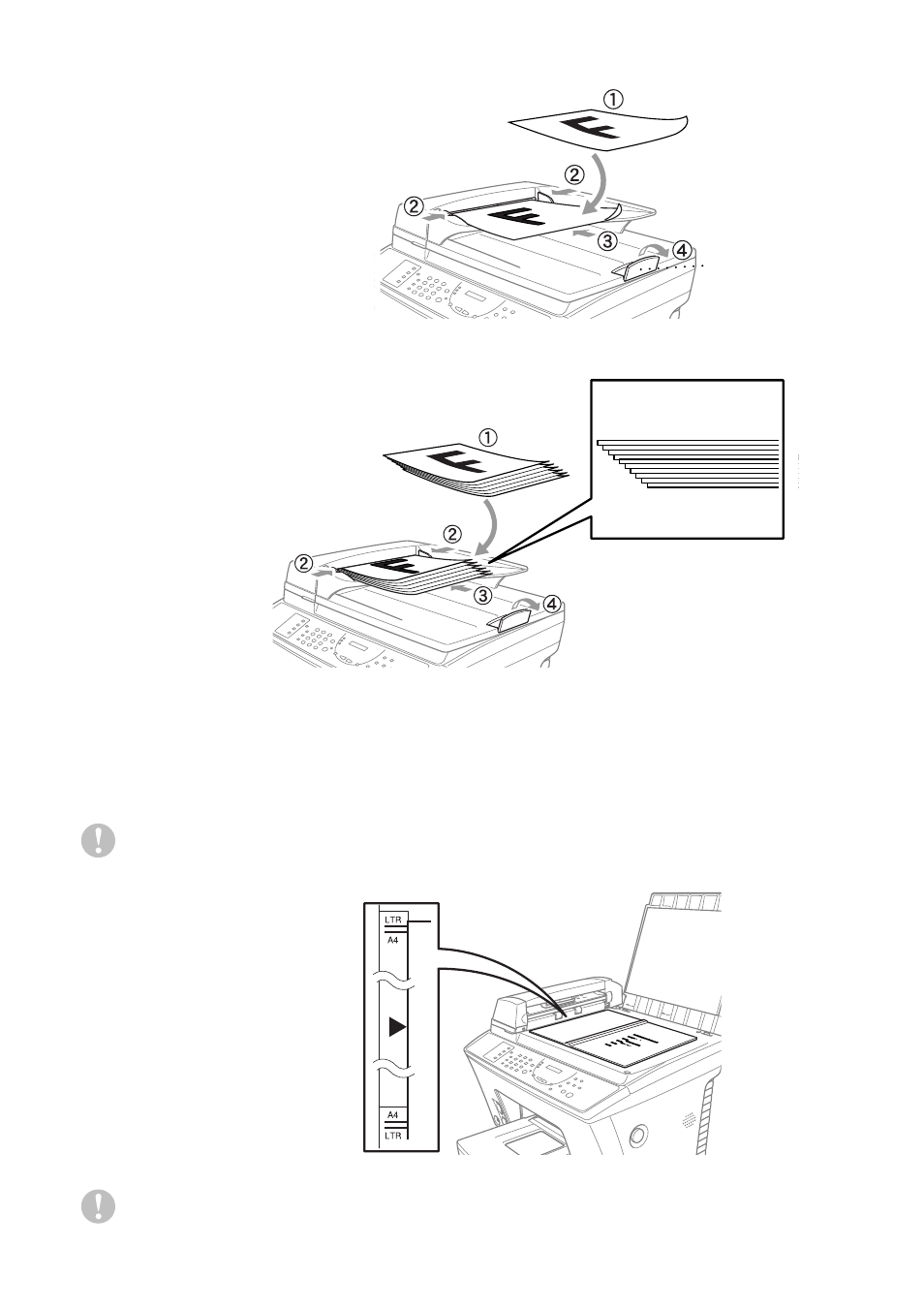 Faxing from the scanner glass, Faxing from the scanner glass -2 | Brother MFC 9200C User Manual | Page 62 / 244