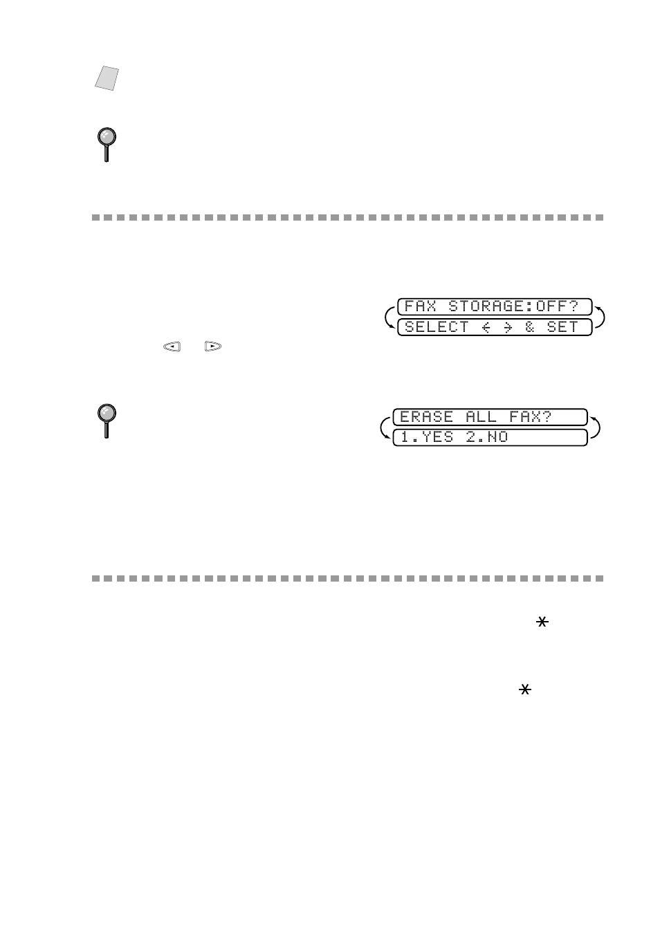 Setting fax storage, Changing remote retrieval access code | Brother MFC 9200C User Manual | Page 79 / 244