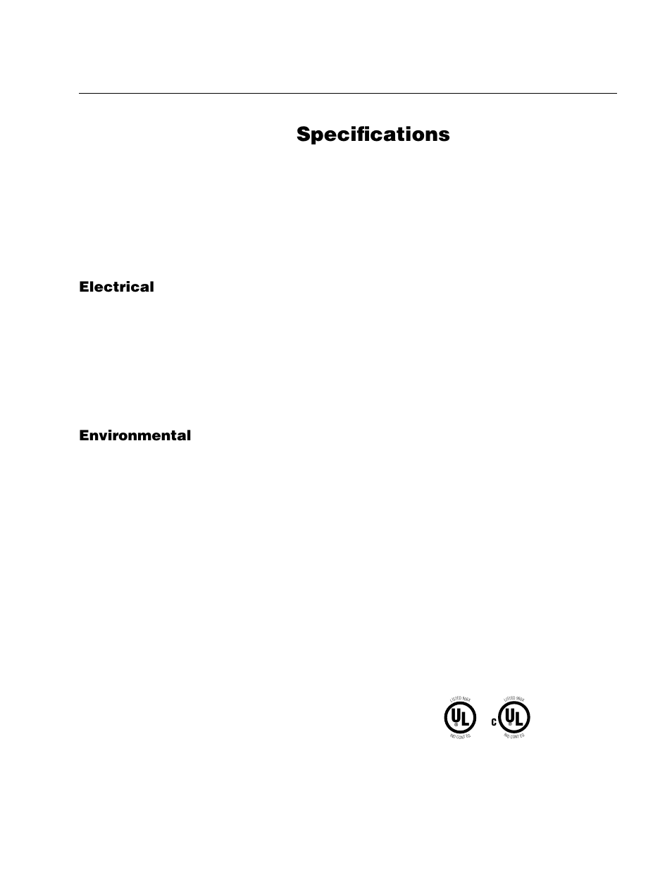 B - specifications, Electrical, Environmental | Specifications, Appendix | Rockwell Automation 1336R REGEN LINE REG User Manual | Page 113 / 128