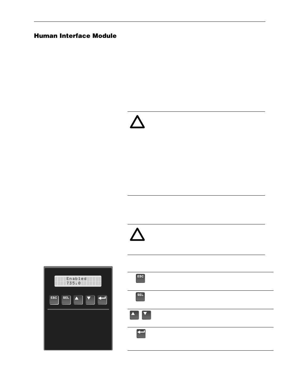 Human interface module, Him description -23, Him removal -23 | Him operation -23 | Rockwell Automation 1336R REGEN LINE REG User Manual | Page 39 / 128