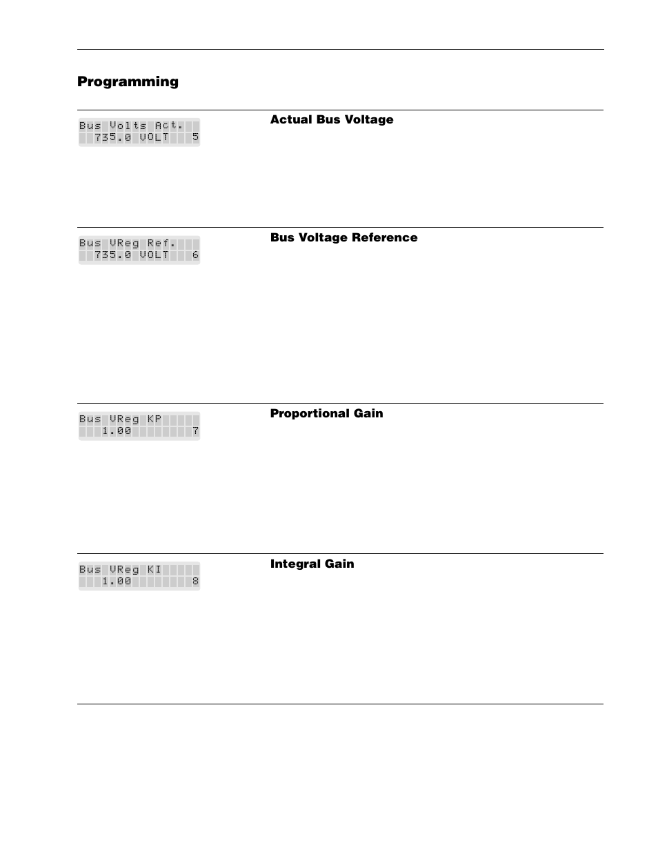 Programming | Rockwell Automation 1336R REGEN LINE REG User Manual | Page 46 / 128