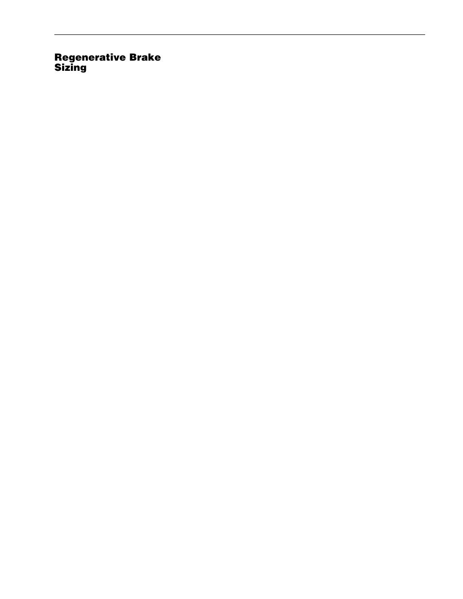 Regenerative brake sizing | Rockwell Automation 1336R REGEN LINE REG User Manual | Page 56 / 128
