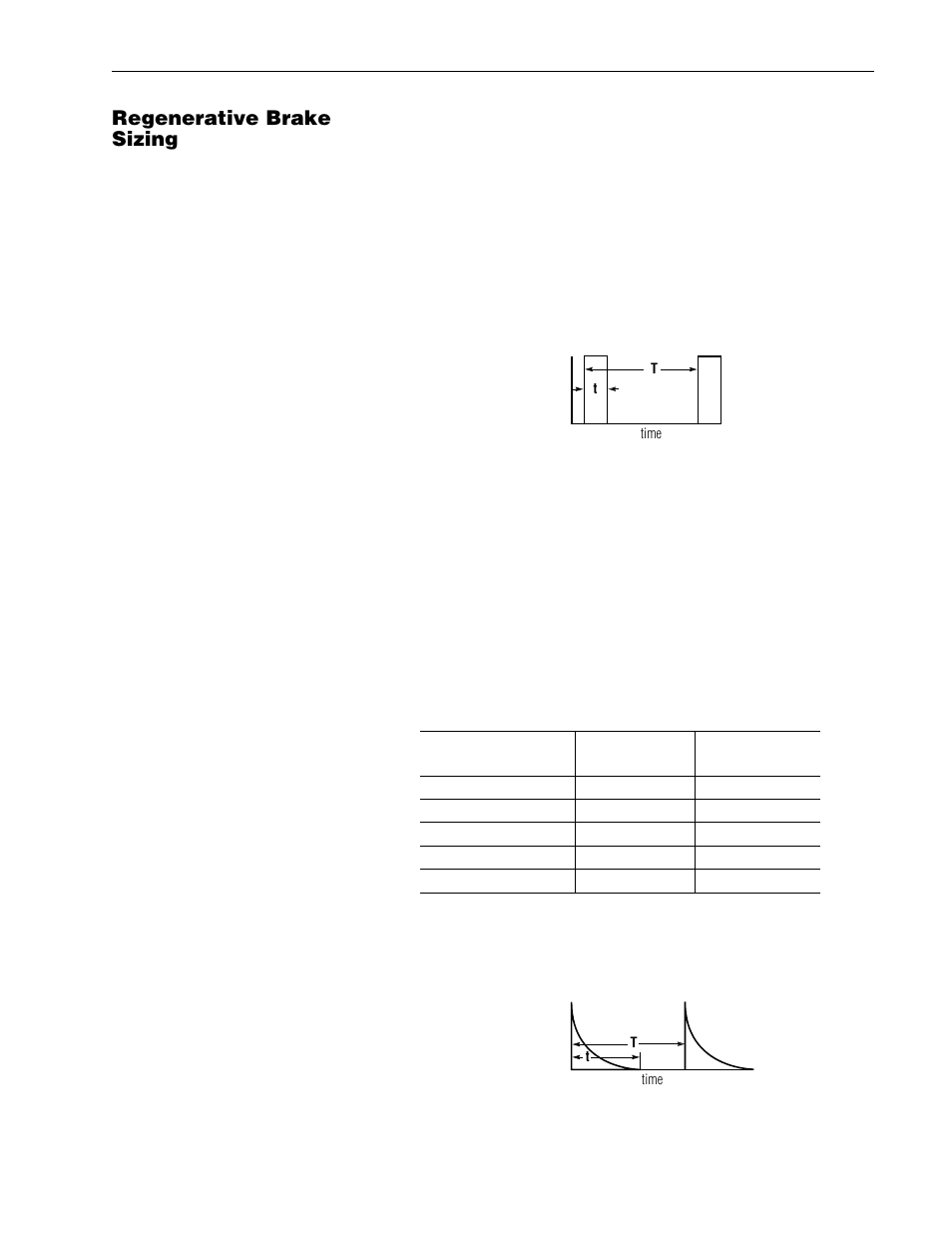 Additional requirements -7, Regenerative brake sizing | Rockwell Automation 1336R REGEN LINE REG User Manual | Page 59 / 128