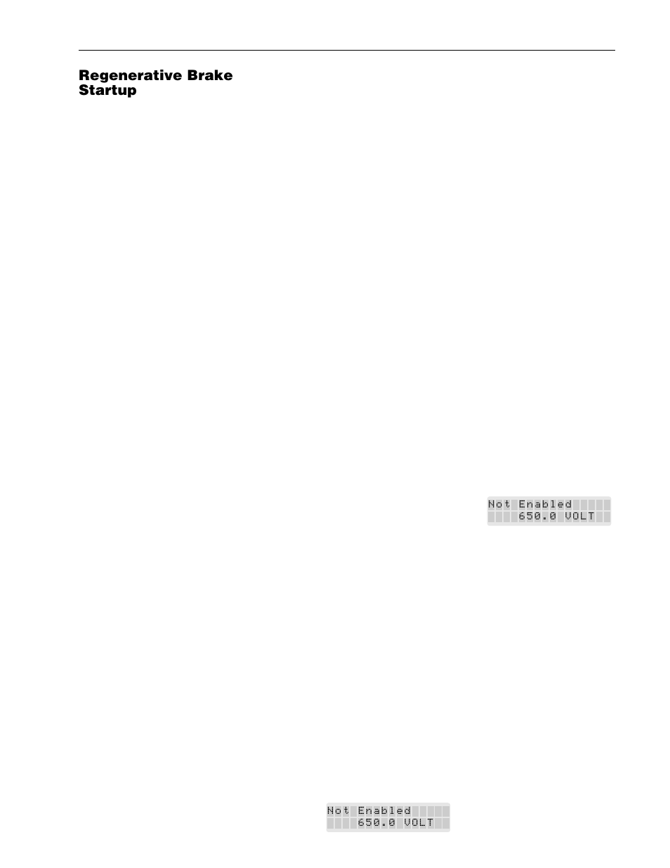 Initial operation -31, Regenerative brake startup | Rockwell Automation 1336R REGEN LINE REG User Manual | Page 83 / 128