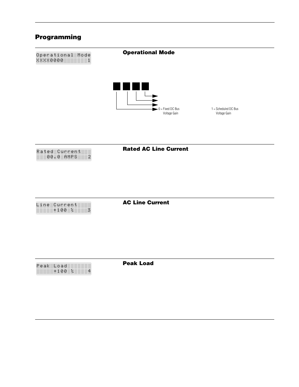 Parameter decriptions -34, Programming | Rockwell Automation 1336R REGEN LINE REG User Manual | Page 86 / 128