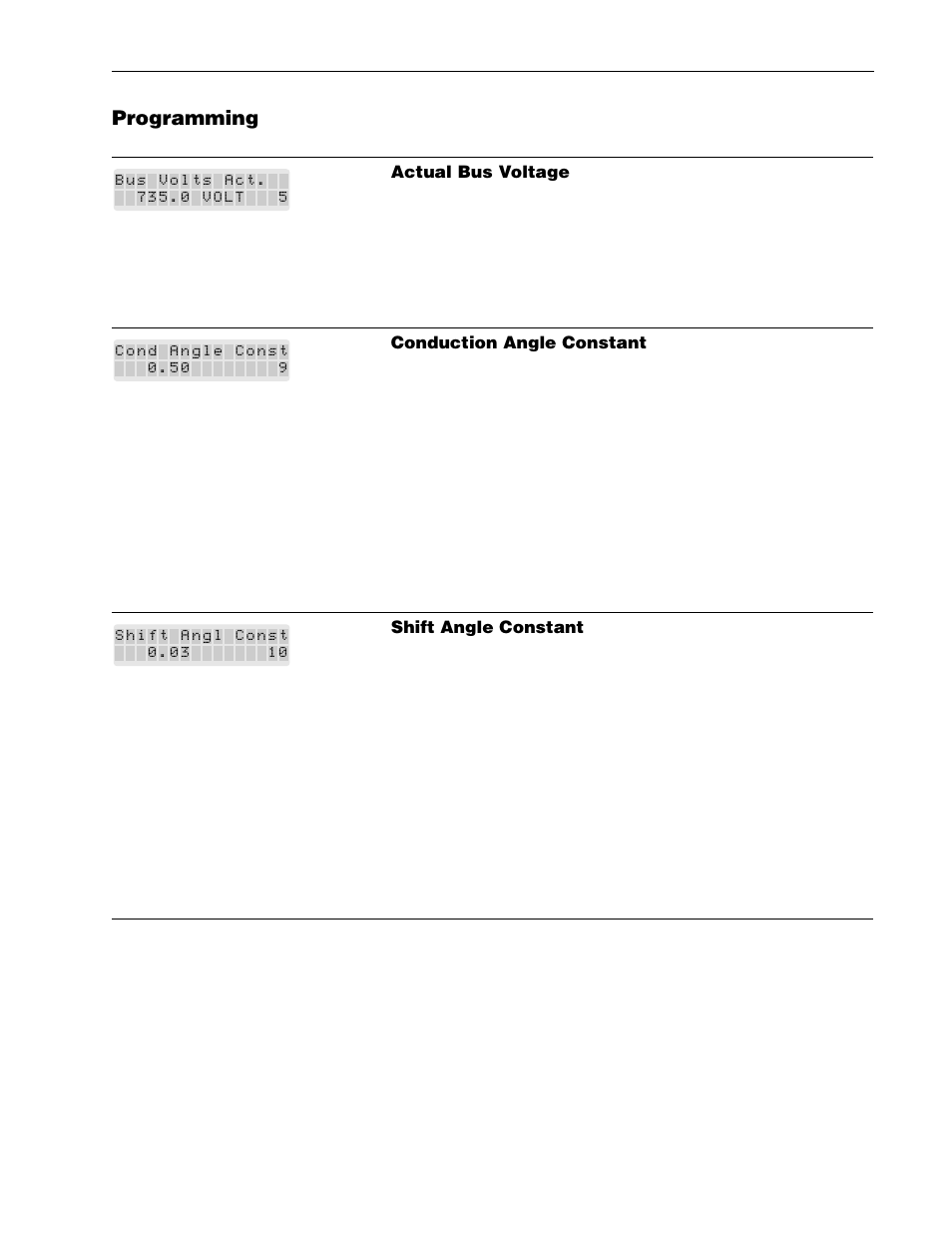 Programming | Rockwell Automation 1336R REGEN LINE REG User Manual | Page 87 / 128