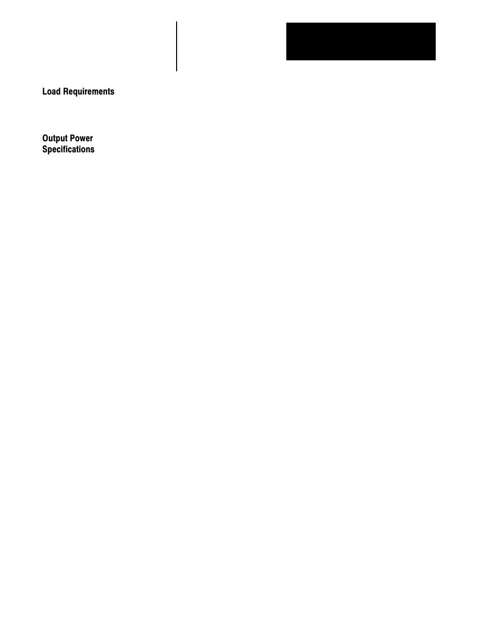 Load requirements, Output power specifications | Rockwell Automation 1333 Drive, 3/4-5HP, 230-575V Series D User Manual | Page 14 / 138