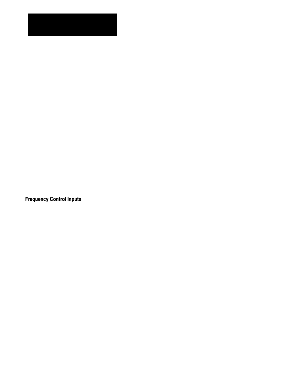 Frequency control inputs | Rockwell Automation 1333 Drive, 3/4-5HP, 230-575V Series D User Manual | Page 15 / 138