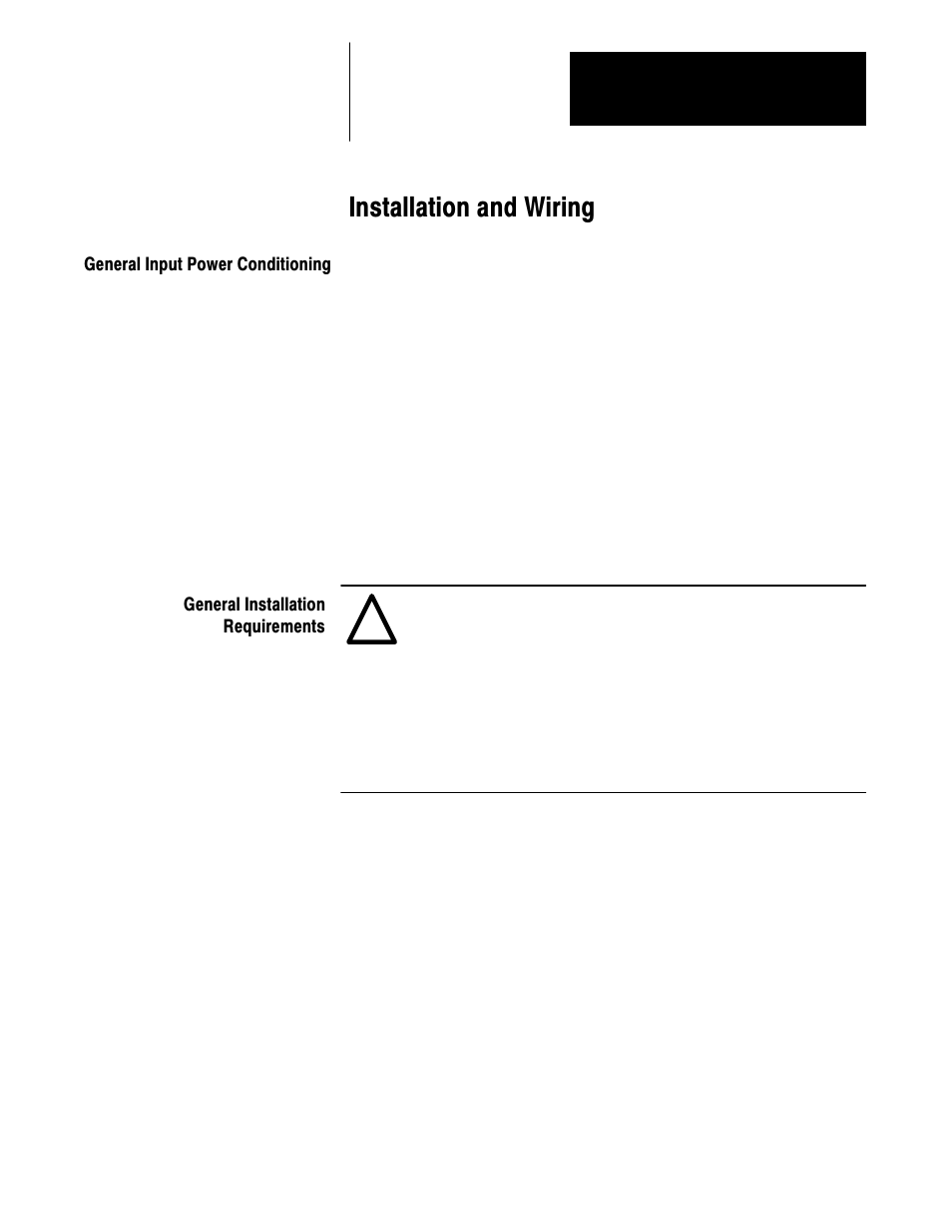 4 - installation and wiring, General input power conditioning, Installation and wiring | Rockwell Automation 1333 Drive, 3/4-5HP, 230-575V Series D User Manual | Page 18 / 138