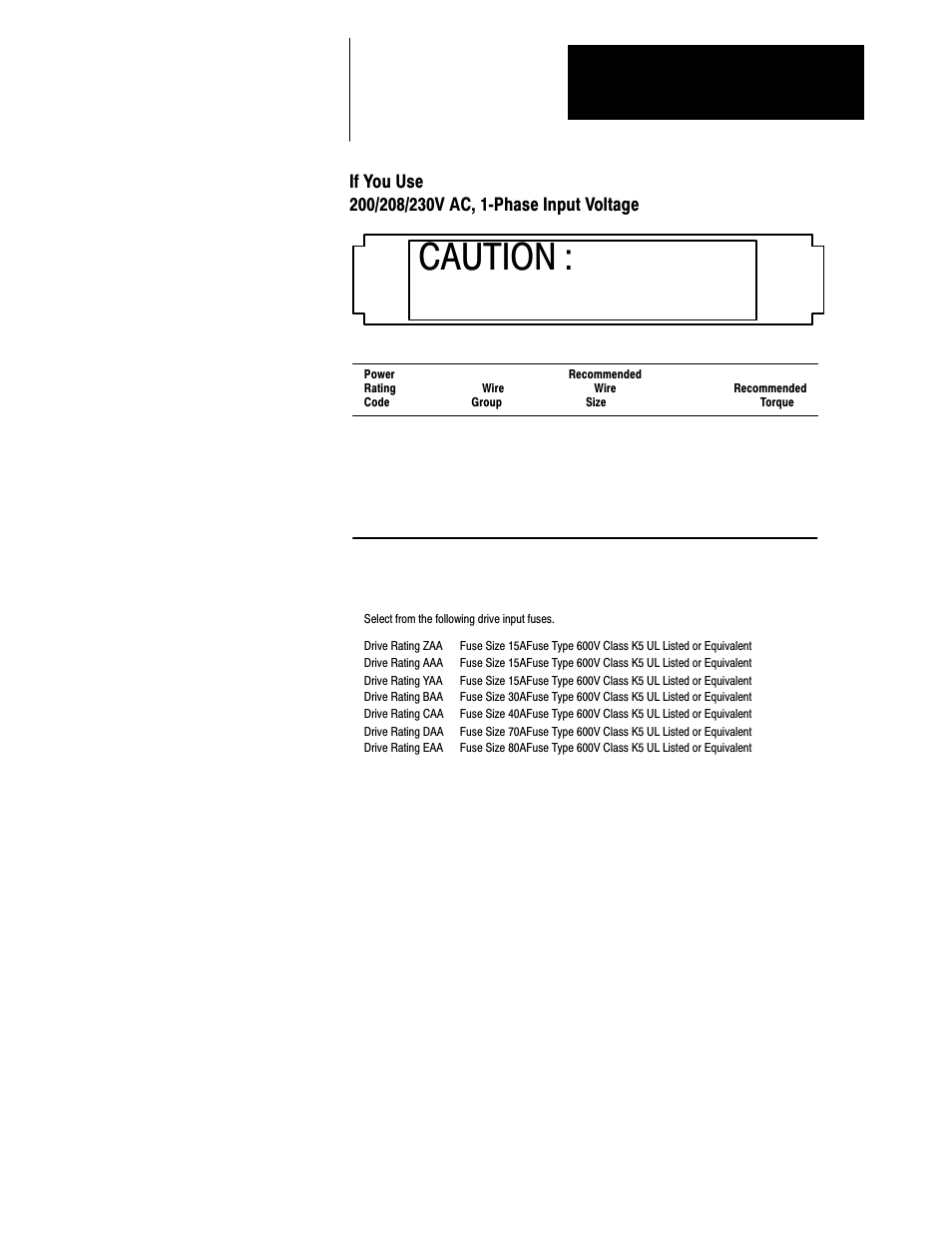 Caution | Rockwell Automation 1333 Drive, 3/4-5HP, 230-575V Series D User Manual | Page 32 / 138