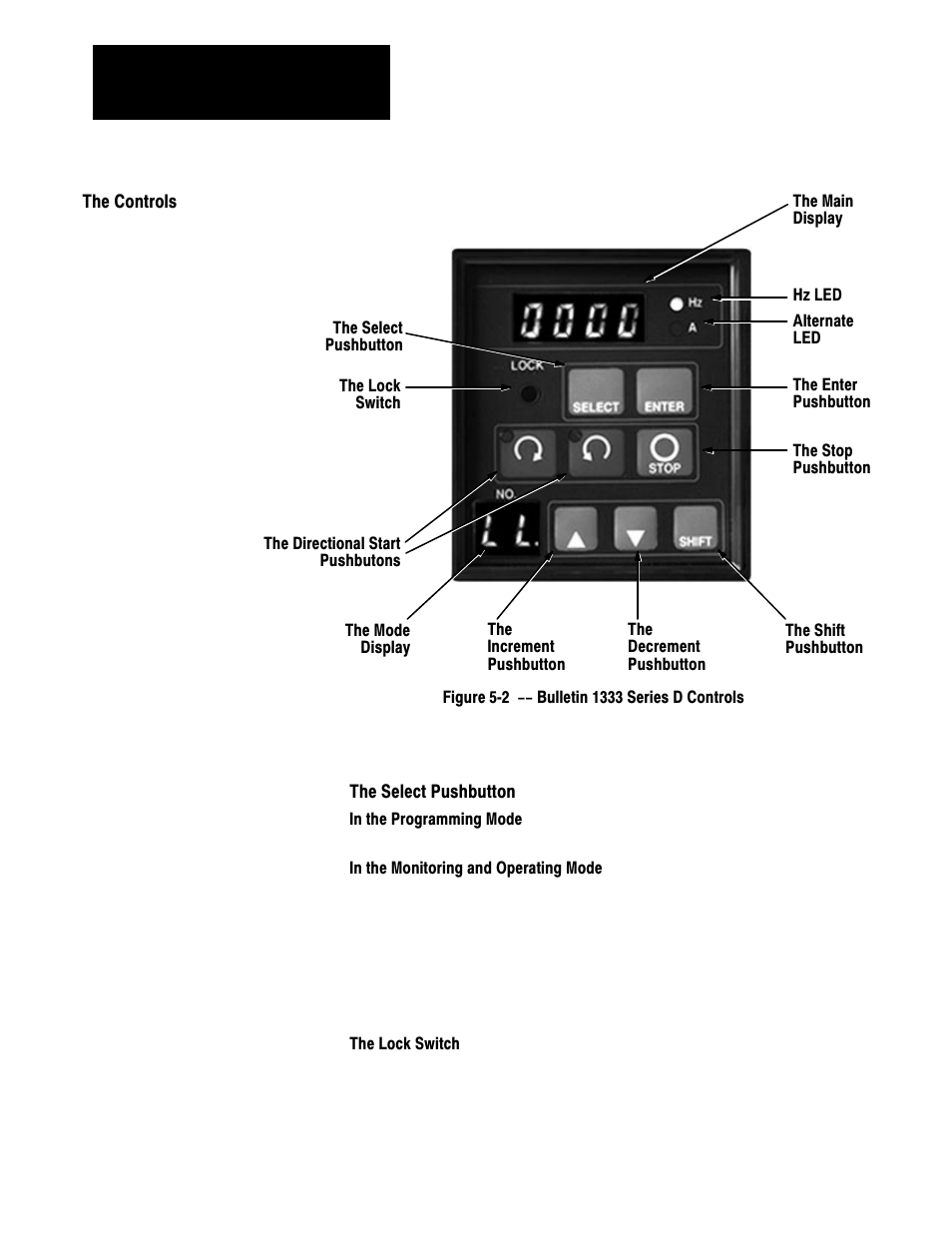 The controls | Rockwell Automation 1333 Drive, 3/4-5HP, 230-575V Series D User Manual | Page 45 / 138