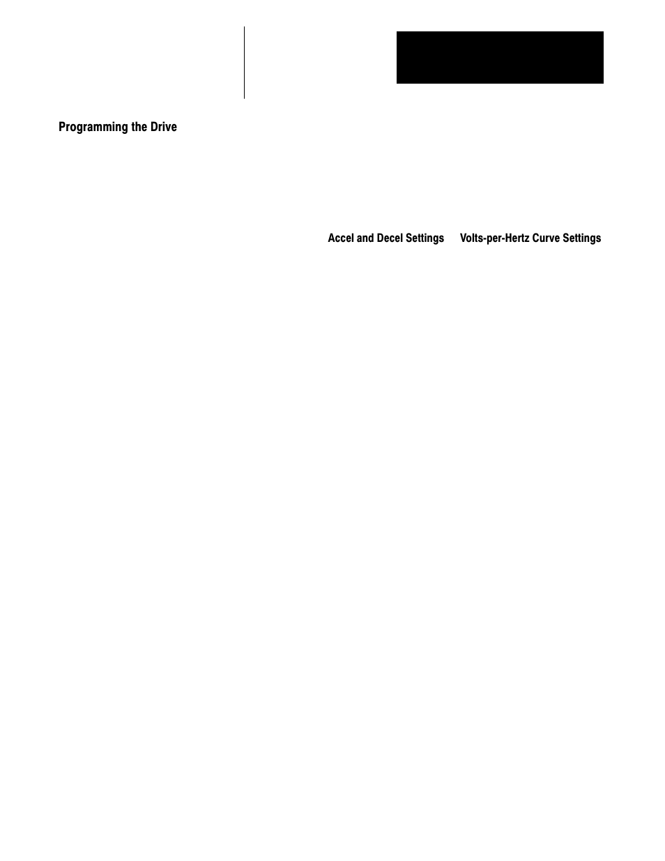 Programming the drive | Rockwell Automation 1333 Drive, 3/4-5HP, 230-575V Series D User Manual | Page 50 / 138