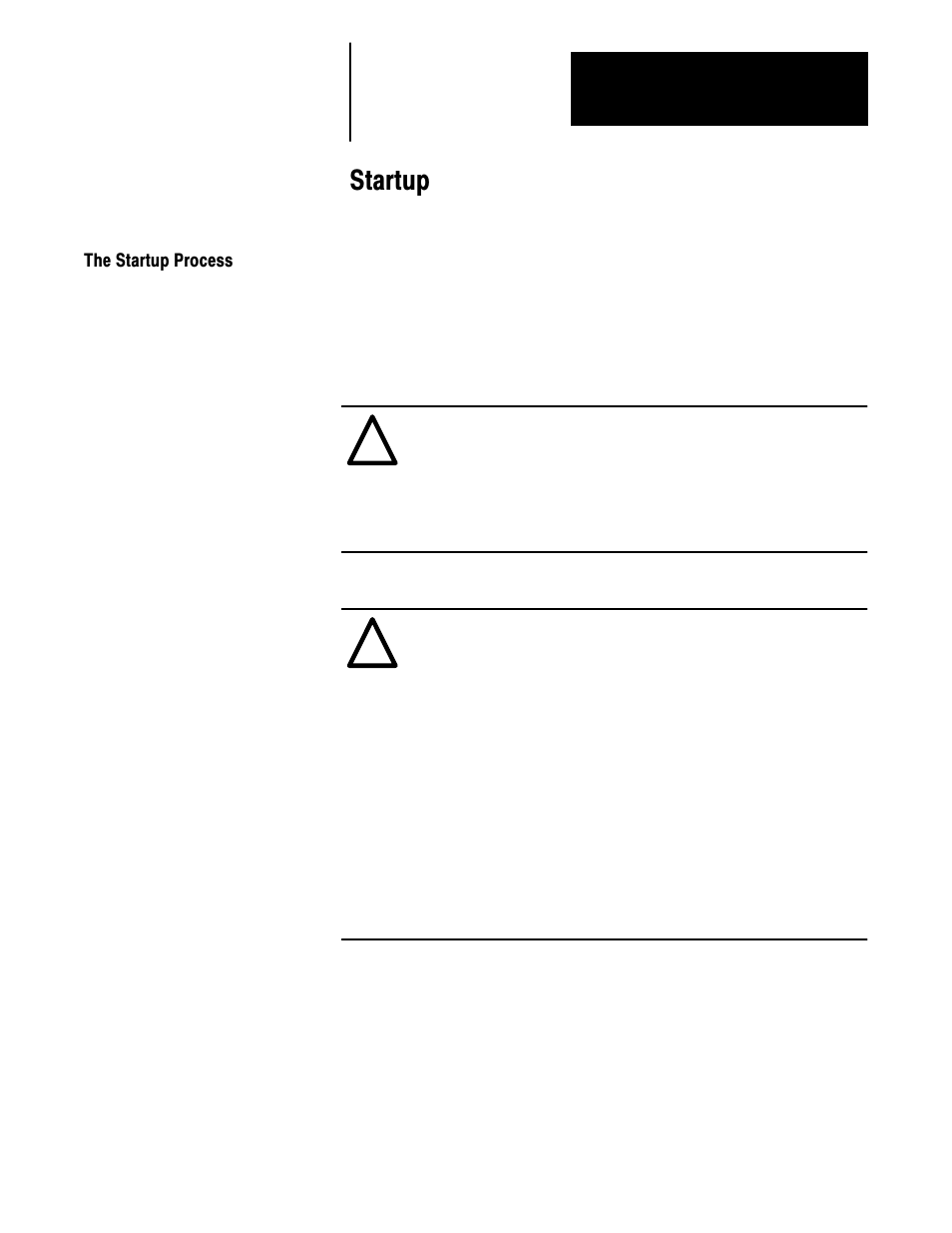 6 - startup, The startup process | Rockwell Automation 1333 Drive, 3/4-5HP, 230-575V Series D User Manual | Page 90 / 138