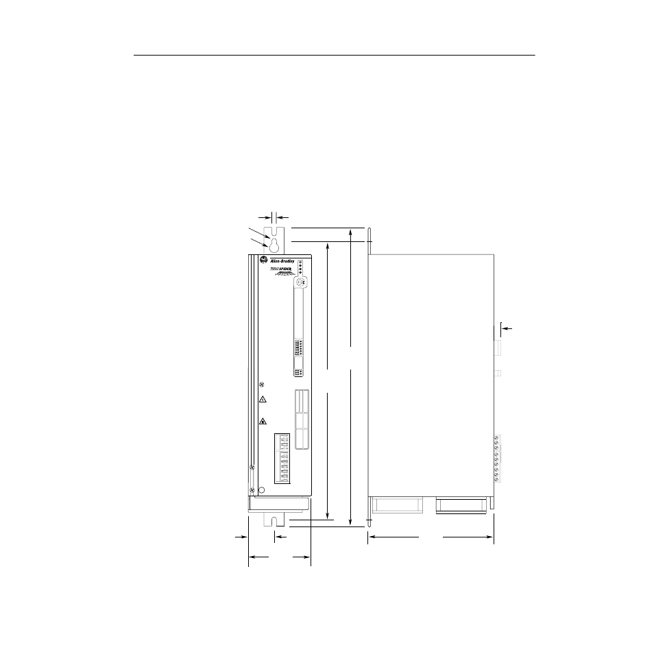 Appendix b, Dimensions, Appendix | Rockwell Automation 1336Z SPIDER - FRN 2.xxx-5.xxx User Manual | Page 159 / 176