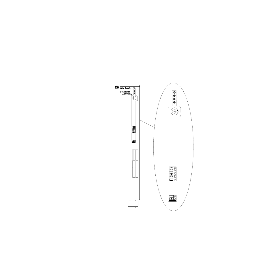 Figure 4.1 control and signal terminal blocks | Rockwell Automation 1336Z SPIDER - FRN 2.xxx-5.xxx User Manual | Page 40 / 176