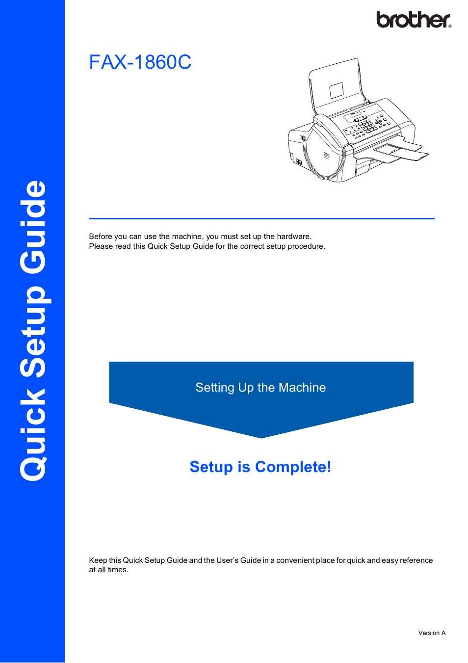 Brother FAX-1860C User Manual | 16 pages