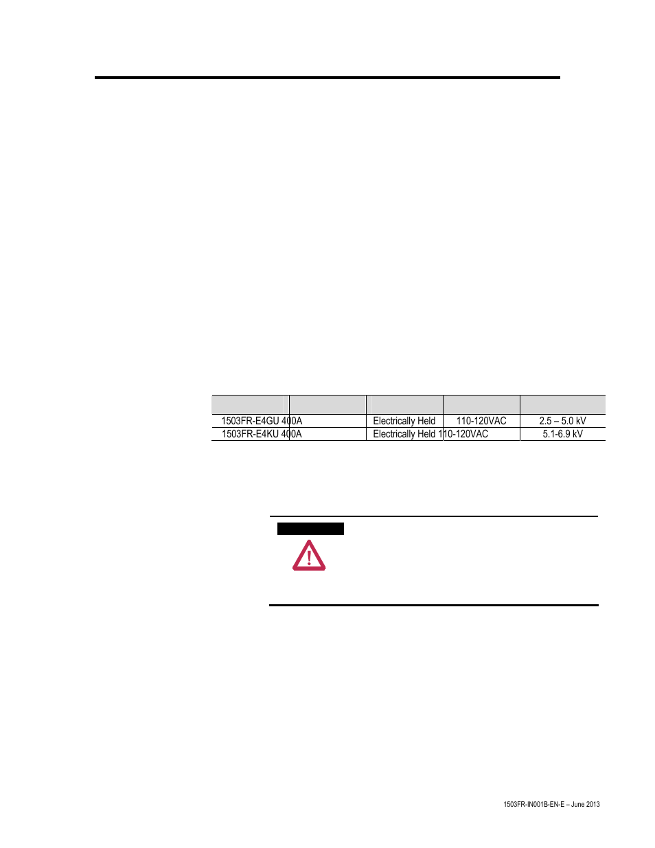 Chapter 2.pdf, Product description, Chapter | Rockwell Automation 1503FR MV Controllers - Adjustment to Interlocking Mechanism User Manual | Page 7 / 12