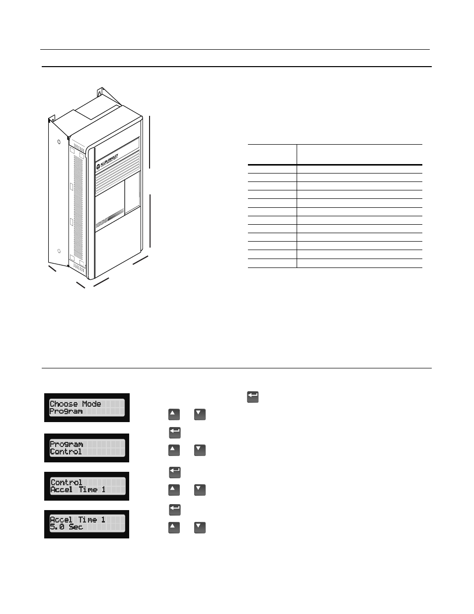 Drive dimensions, Him operation | Rockwell Automation 1336E IMPACT Quick Start Guide User Manual | Page 5 / 12