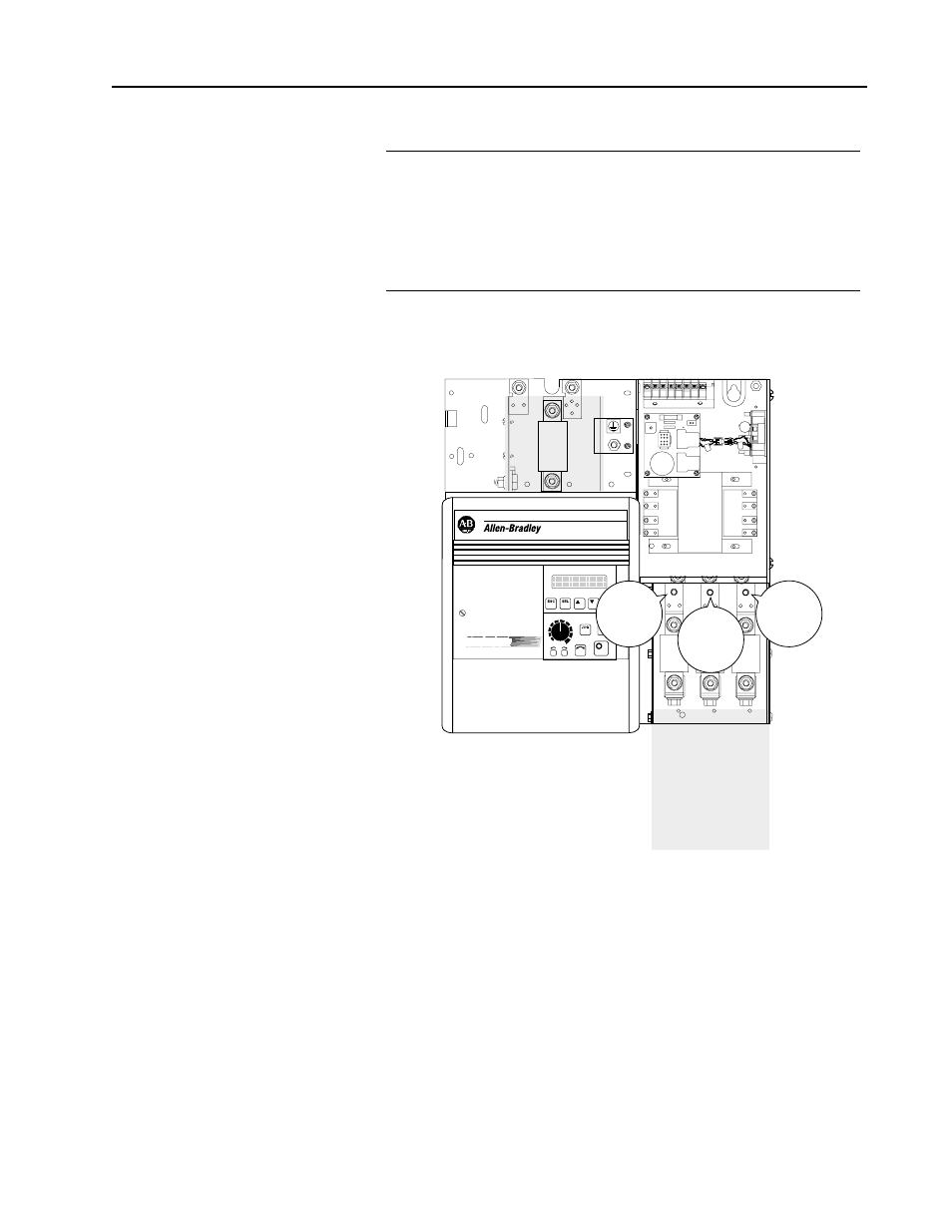 Installation, Continued) | Rockwell Automation 1397 150HP AC Line Disconnect Inst. User Manual | Page 3 / 8