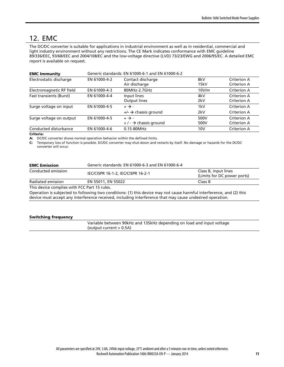 Rockwell Automation 1606-XLDC92D Power Supply Reference Manual User Manual | Page 11 / 22