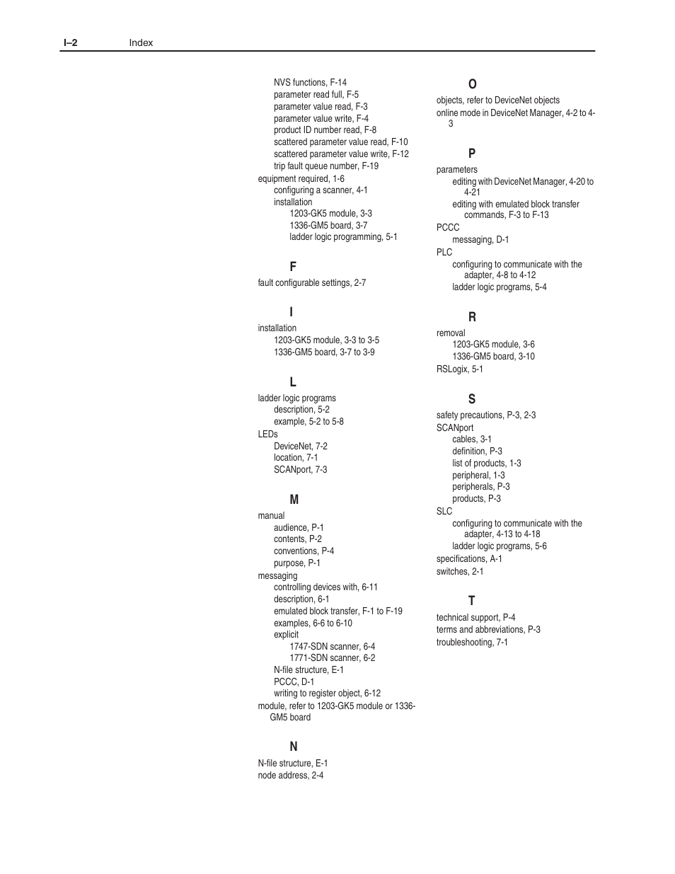 Rockwell Automation 1203-GK5 DeviceNet Communications Module FRN 1.xxx-3.xxx User Manual | Page 142 / 146