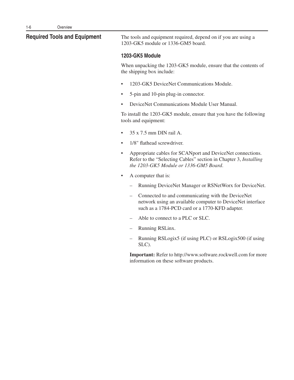 Rockwell Automation 1203-GK5 DeviceNet Communications Module FRN 1.xxx-3.xxx User Manual | Page 18 / 146