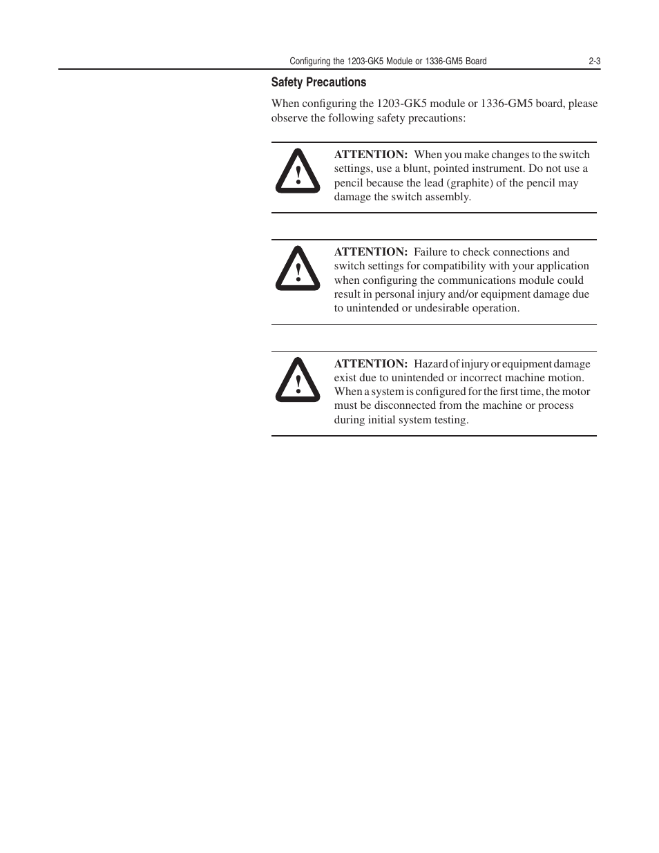 Rockwell Automation 1203-GK5 DeviceNet Communications Module FRN 1.xxx-3.xxx User Manual | Page 23 / 146